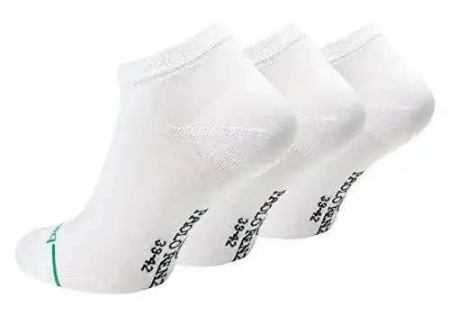 Bambussocken Paolo Renzo Unisex Sneaker Socken im 3er Set