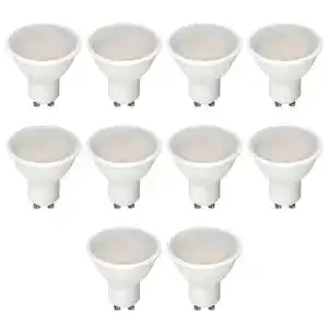 LED GU10 Warmweiß Set mit 10 nicht dimmbaren 10W Lampen