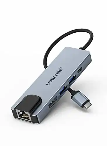 Lemorele USB-C Hub mit 6 Ports – Multiport Adapter für verschiedene Anwendungen