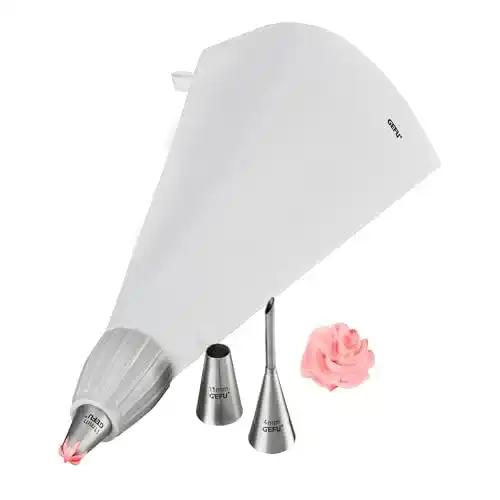 GEFU Spritzbeutel Set Decore, 5-teilig für kreative Backideen