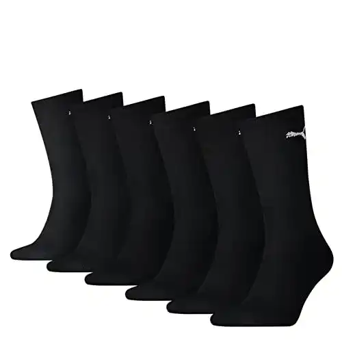 Puma Herrensocken Unisex Sportsocken Cush Crew 6er Set
