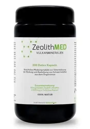 Zeolith Kapseln von Zeolithmed Vulkanmineralien für Detox