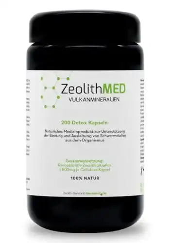 Zeolith Kapseln von Zeolithmed Vulkanmineralien für Detox
