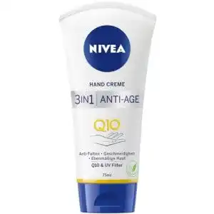 Nivea 3in1 Anti-Age Q10 Handcreme 75 ml für normale bis trockene Hände