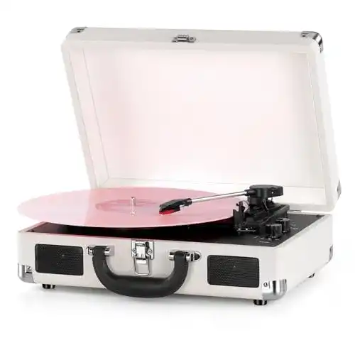 Plattenspieler mit Lautsprecher DIGITNOW! Belt-Drive 3 Gang Portable