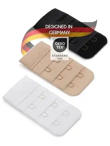 BH-Verlängerungen Herzmutter – OekoTex 100 – 2er/3er Haken