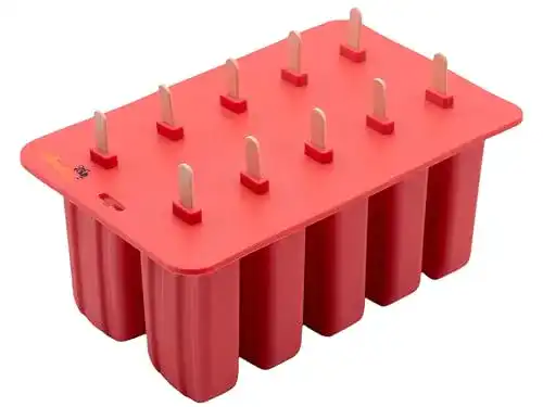 Eis am Stiel Formen Zollner24 – 10 Silikonformen mit Holzstielen