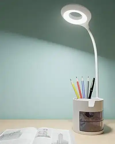 Schreibtischlampe für Kinder hepside mit LED und USB-Anschluss