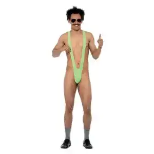 Borat Mankini von Smiffys in Lindgrün für Herren