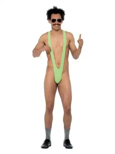 Borat Mankini von Smiffys in Lindgrün für Herren