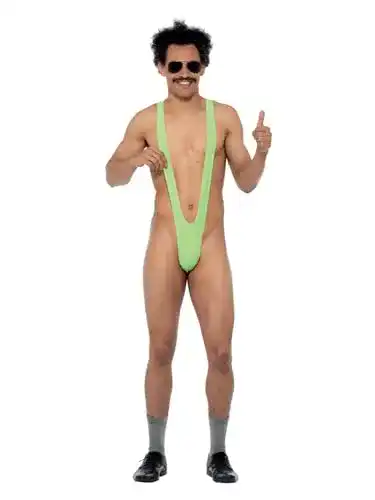 Borat Mankini von Smiffys in Lindgrün für Herren