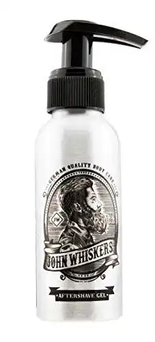 Aftershave Gel für Männer von John Whiskers mit Aloe Vera