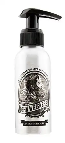 Aftershave Gel für Männer von John Whiskers mit Aloe Vera