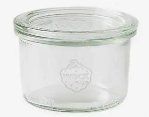Marmeladenglas Weck 12 Einkochgläser 200ml Sturzform RR80