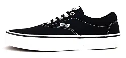 Vans Herren Doheny Sneaker in Schwarz (Canvas) Black/White
