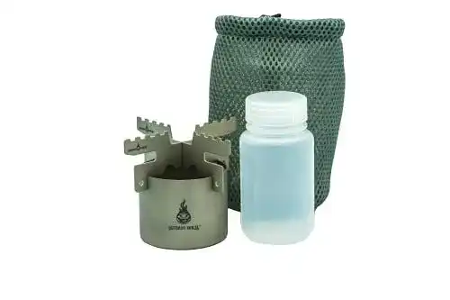 Spirituskocher Outdoor Ninja The Burner aus Titan im Set