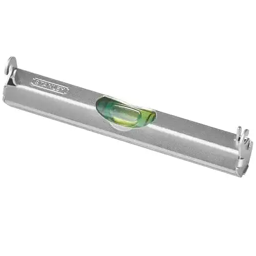Schnurwasserwaage Stanley aus Aluminium mit 2 Haken