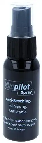 Antistatik-Spray Klar von Pilot Antibeschlagmittel für Brillen und Masken