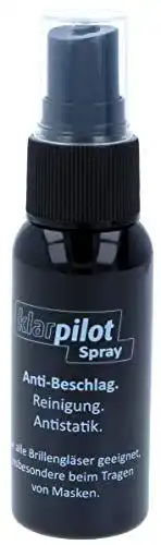 Antistatik-Spray Klar von Pilot Antibeschlagmittel für Brillen und Masken