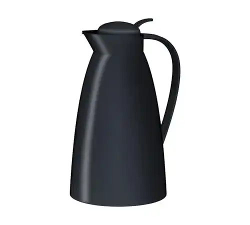 Alfi Eco Isolierkanne aus Kunststoff, Caviar Black, 1 Liter