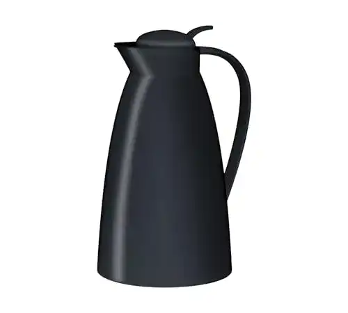Alfi Eco Isolierkanne aus Kunststoff, Caviar Black, 1 Liter