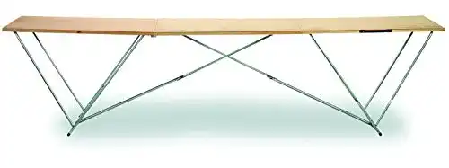 Tapeziertisch Color Expert, Holz-Metall, 295 x 58 x 70 cm
