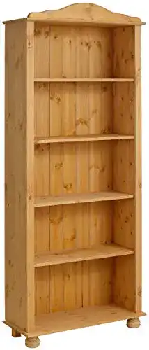 Holzregal Loft aus Kiefer Massivholz im Landhausstil mit 5 Fächern