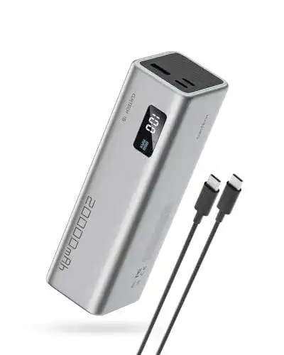 Powerbank 20000 mAh CUKTECH 65W mit Digitalem Display und Schnellladung
