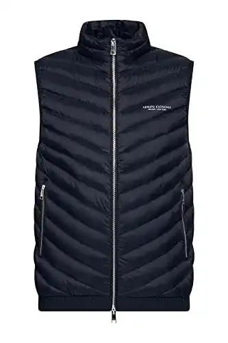 Daunenweste für Herren von Armani Exchange in Marineblau/Grau