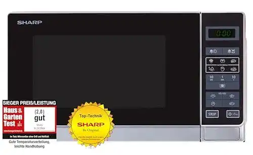 Sharp R242INW Solo-Mikrowelle 20 Liter 800 W ohne Grill