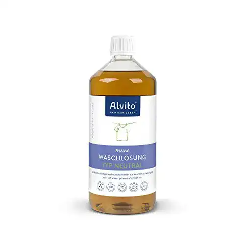 Alvito Öko Waschlösung 1,0 l – Waschmittel für Allergiker und Babys
