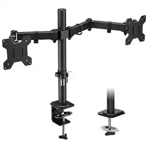 Bontec Monitorhalterung für 2 Monitore von 13 bis 27 Zoll