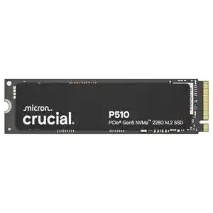Crucial P510 M.2 SSD 2TB NVMe PCIe 5.0 Gen5 für Laptop und Desktop