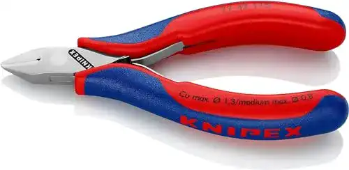 Elektronik-Seitenschneider Knipex mit durchgestecktem Gelenk