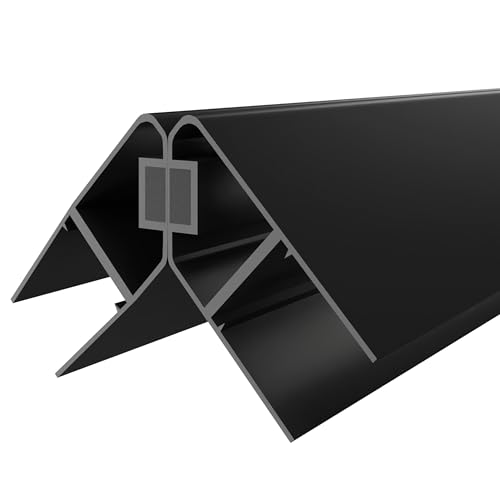 Kraus Duschdichtung für Glasbeschläge, 2000 mm, schwarz