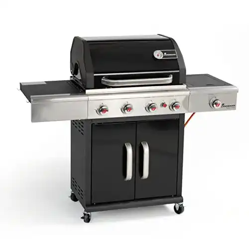 Kombigrill Landmann Triton 4.1 Hybridgrill für Gas und Kohle