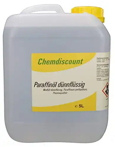 Paraffinöl Chemdiscount 5 Liter dünnflüssig, gemäß Ph.Eur