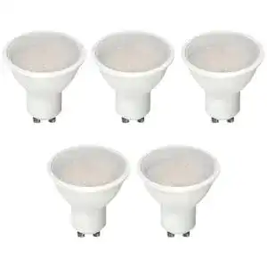 GU10 LED-Lampen kaltweiß 10W Set, nicht dimmbar, 5er-Pack