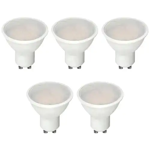 GU10 LED-Lampen kaltweiß 10W Set, nicht dimmbar, 5er-Pack