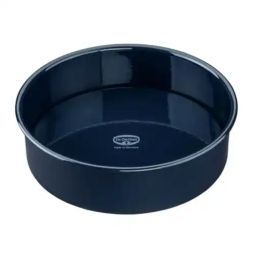 Backform Emaille Dr. Oetker Ø 26 cm mit Hebeboden für Kuchen und Torten