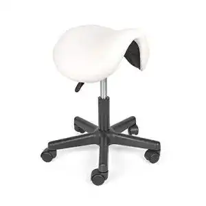Sattelhocker Mingone Höhenverstellbar mit Rollen für Büro und Kosmetik