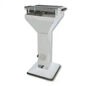 Säulengrill Activa Saalfeld Holzkohlegrill für Garten und Terrasse