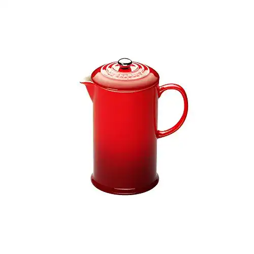 French Press Kaffeebereiter LE CREUSET aus Steinzeug