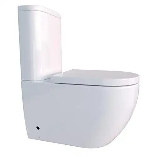 Stand-WC Kerabad Komplettset mit Spülkasten für die einfache Montage