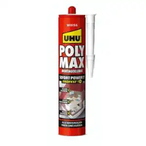 UHU Poly Max Gummikleber 10 Sekunden für Innen- und Außenbereich