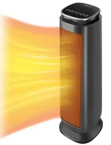 Heizstrahler Midea Heizlüfter 2000W mit ECO-Modus und Fernbedienung