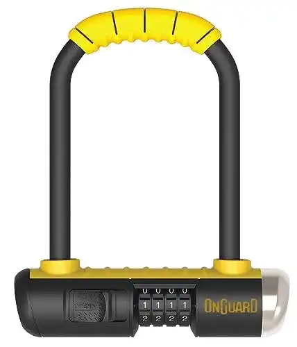 Fahrrad-Zahlenschloss Onguard 8010C Bulldog Bügelschloss schwarz