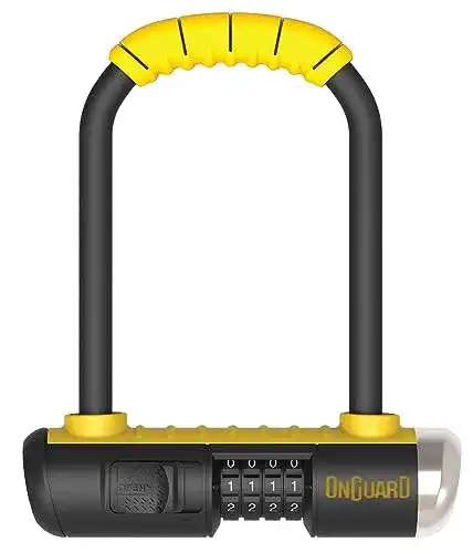 Fahrrad-Zahlenschloss Onguard 8010C Bulldog Bügelschloss schwarz