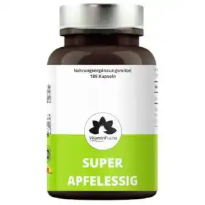 Apfelessig Kapseln von VitaminFuchs Hochdosiert und Vegan