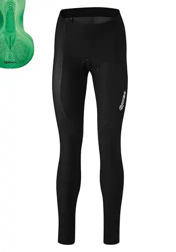Fahrradhose Gonso Sitivo Tight für Damen und Herren in Schwarz/Grün, Größe 36